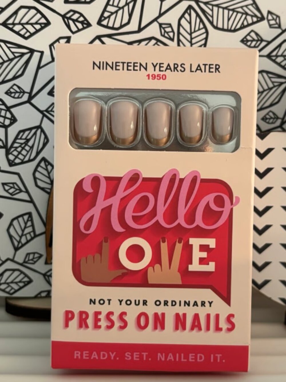 Hello Love Nineteen Years Later Press On Nails